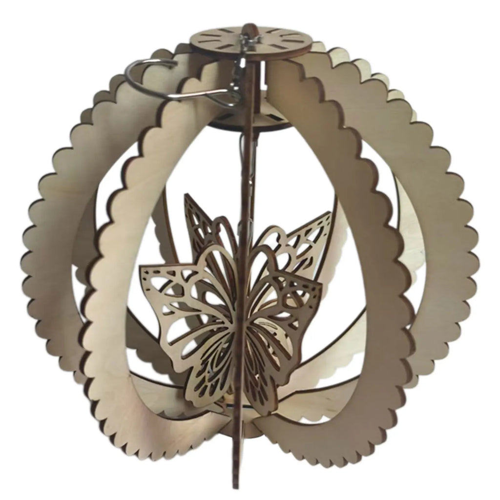 Wooden Floral Wind Spinners Outdoor Decor Adds Charm To Any Outdoor Space Perfect For Garden Balcony Patios