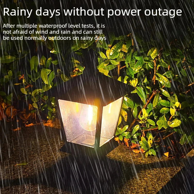 House-Shaped Solar Courtyard Lamp | Waterproof Garden Light