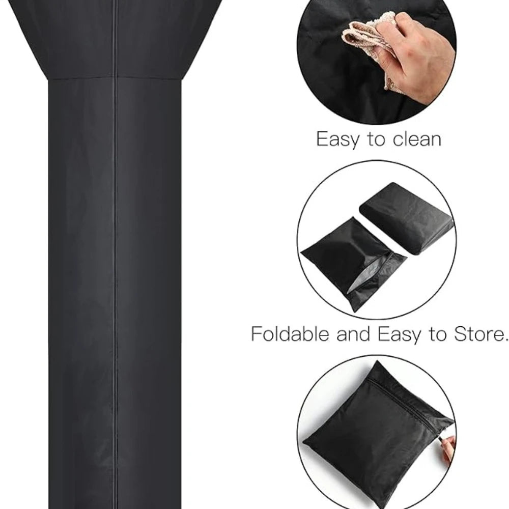 Vertical Patio Heater Cover | Waterproof & Dustproof Protector