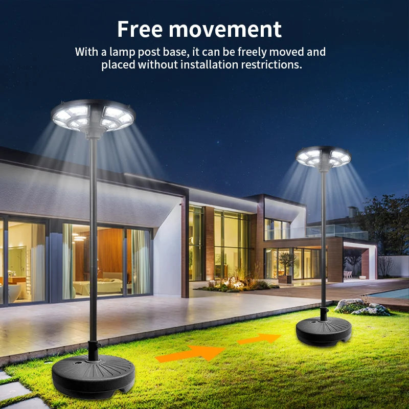 Movable Solar Garden Light | Energy-Saving Outdoor Lamp