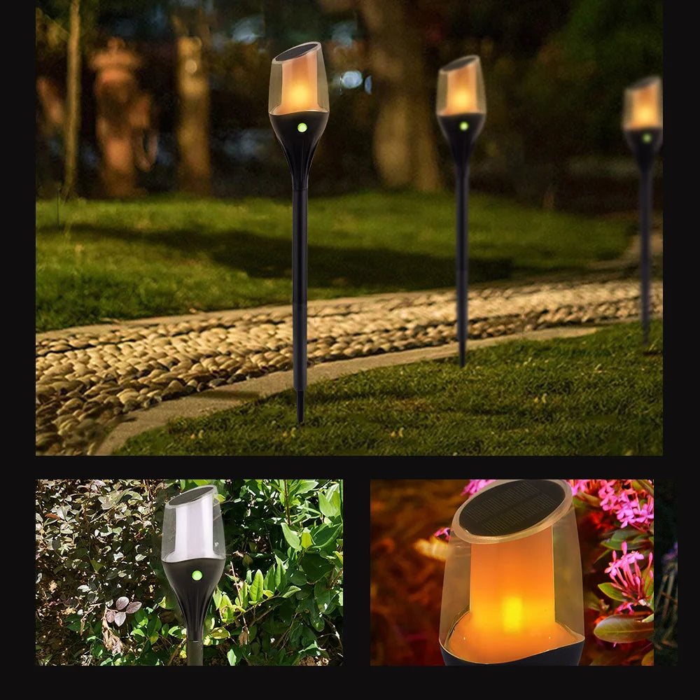 Solar LED Landscape Path Lamp | Waterproof Yard & Patio Light