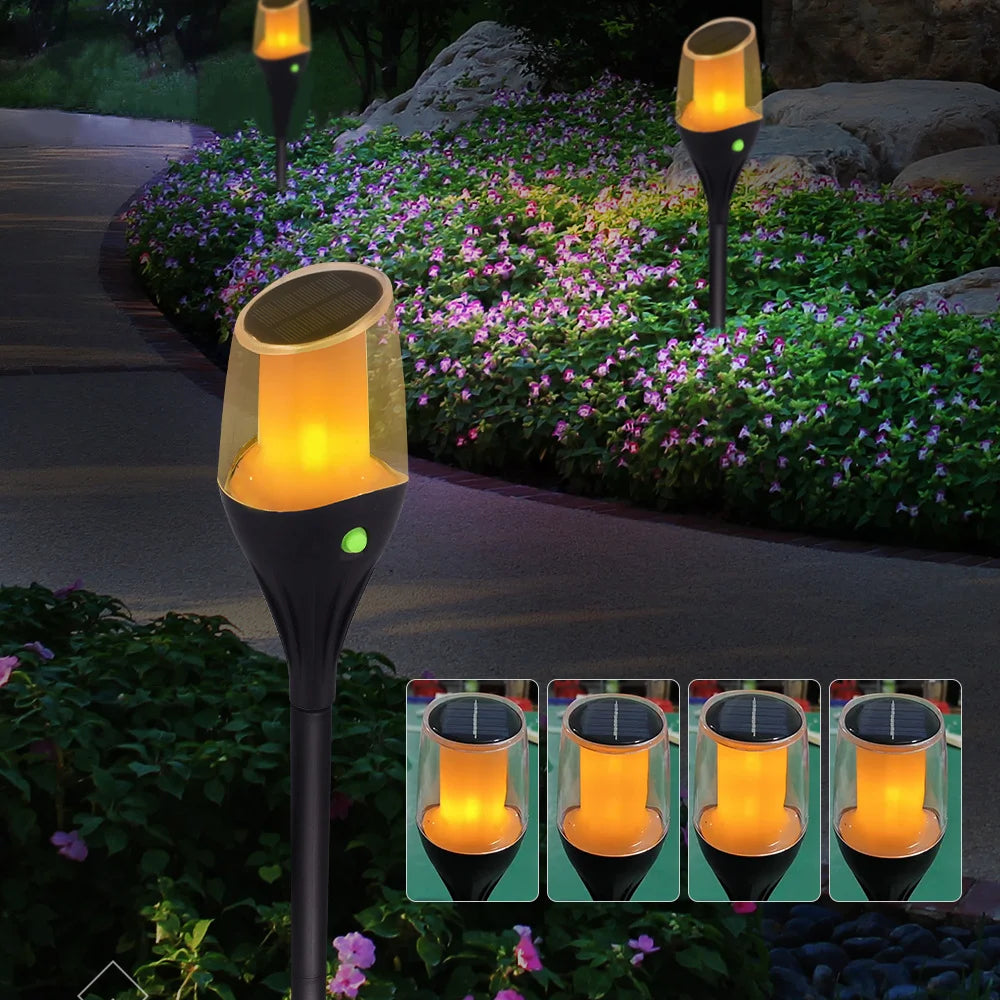 Solar LED Landscape Path Lamp | Waterproof Yard & Patio Light