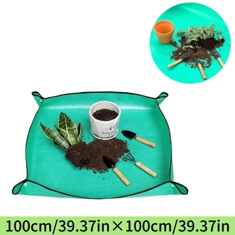 Foldable Waterproof Potting Mat | Garden Repotting & Transplanting Pad