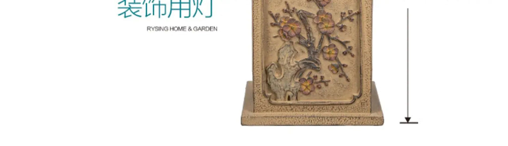 Chinese-Style Solar Garden Landscape Set | Villa Courtyard Decor