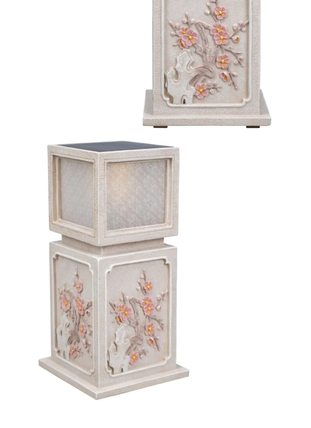 Chinese-Style Solar Garden Landscape Set | Villa Courtyard Decor