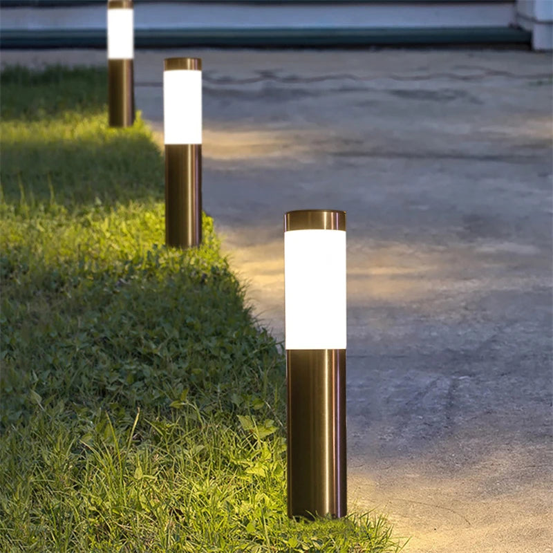 Stainless Steel Solar Path Light | Garden & Driveway Decor