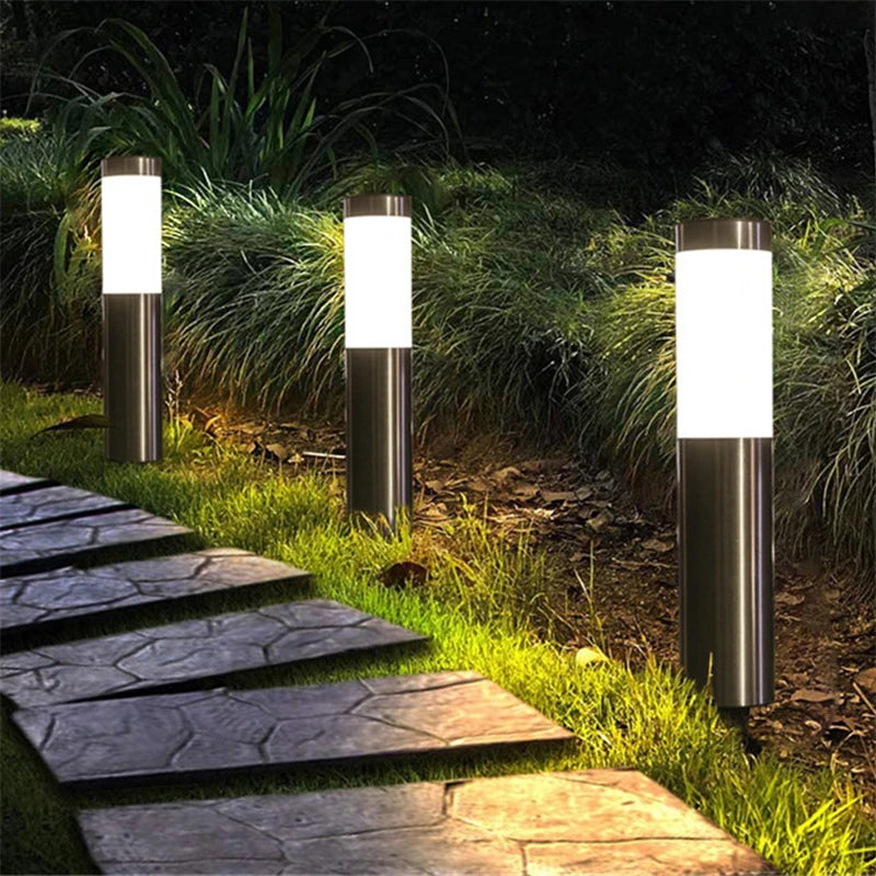 Stainless Steel Solar Path Light | Garden & Driveway Decor
