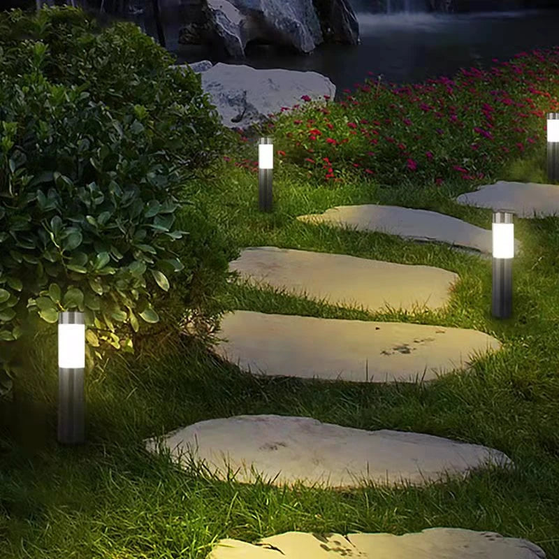 Stainless Steel Solar Path Light | Garden & Driveway Decor