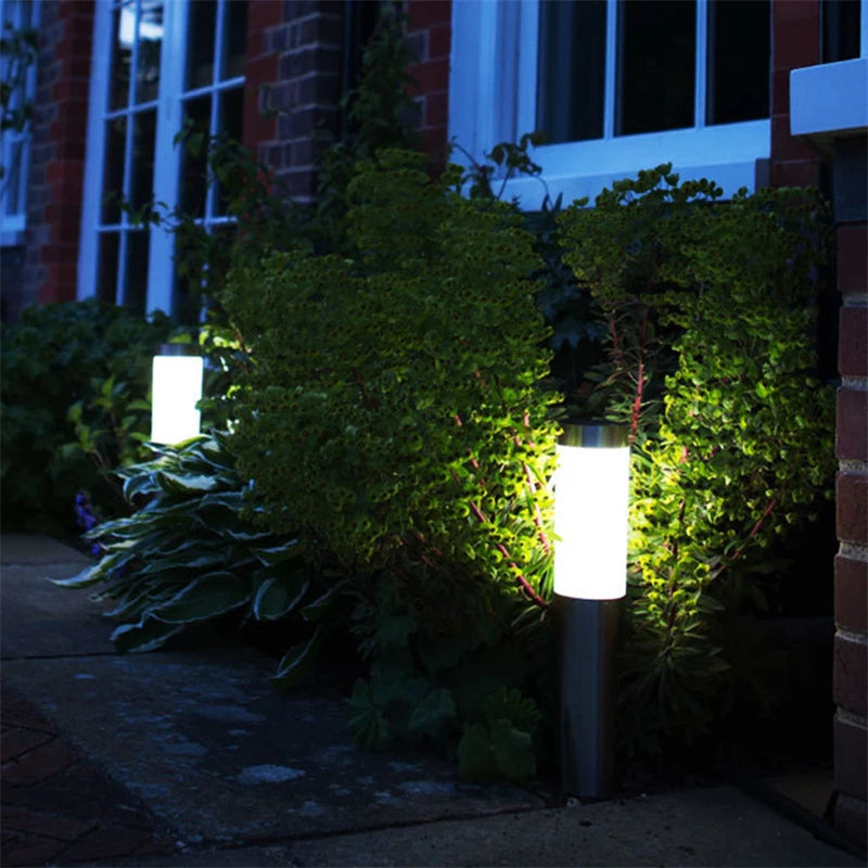 Stainless Steel Solar Path Light | Garden & Driveway Decor