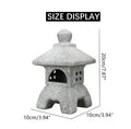 Pagoda Garden Lantern Sculpture | Candle Holder Patio Decor