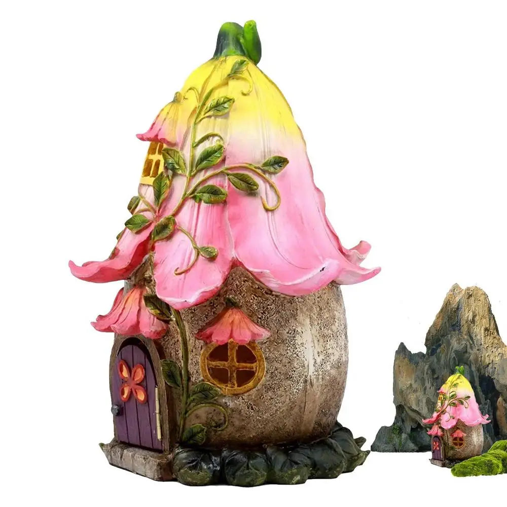 Tree Faces Decor Outdoor Mini Wood Fairy Yard House Home Decor Tabletop Ornaments For Bedroom Kids Room Living Room Child Room