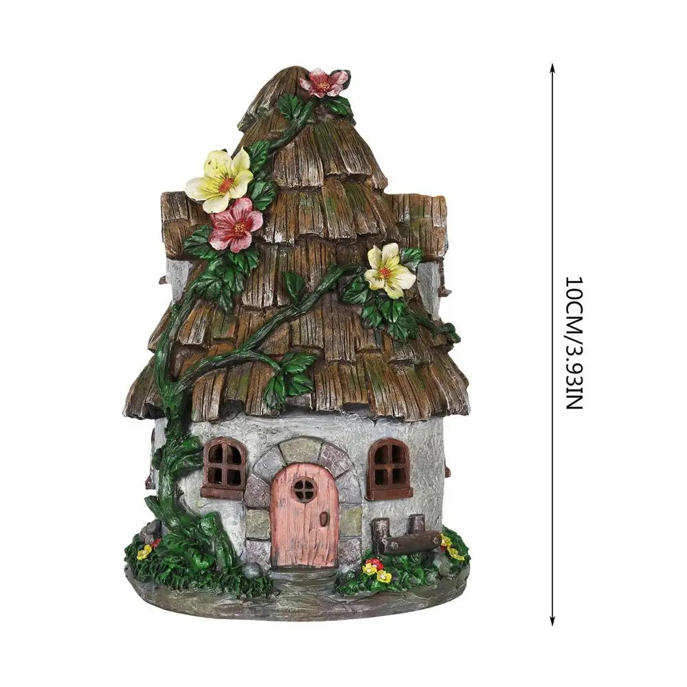 Tree Faces Decor Outdoor Mini Wood Fairy Yard House Home Decor Tabletop Ornaments For Bedroom Kids Room Living Room Child Room