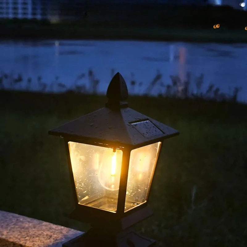 House-Shaped Solar Courtyard Lamp | Waterproof Garden Light