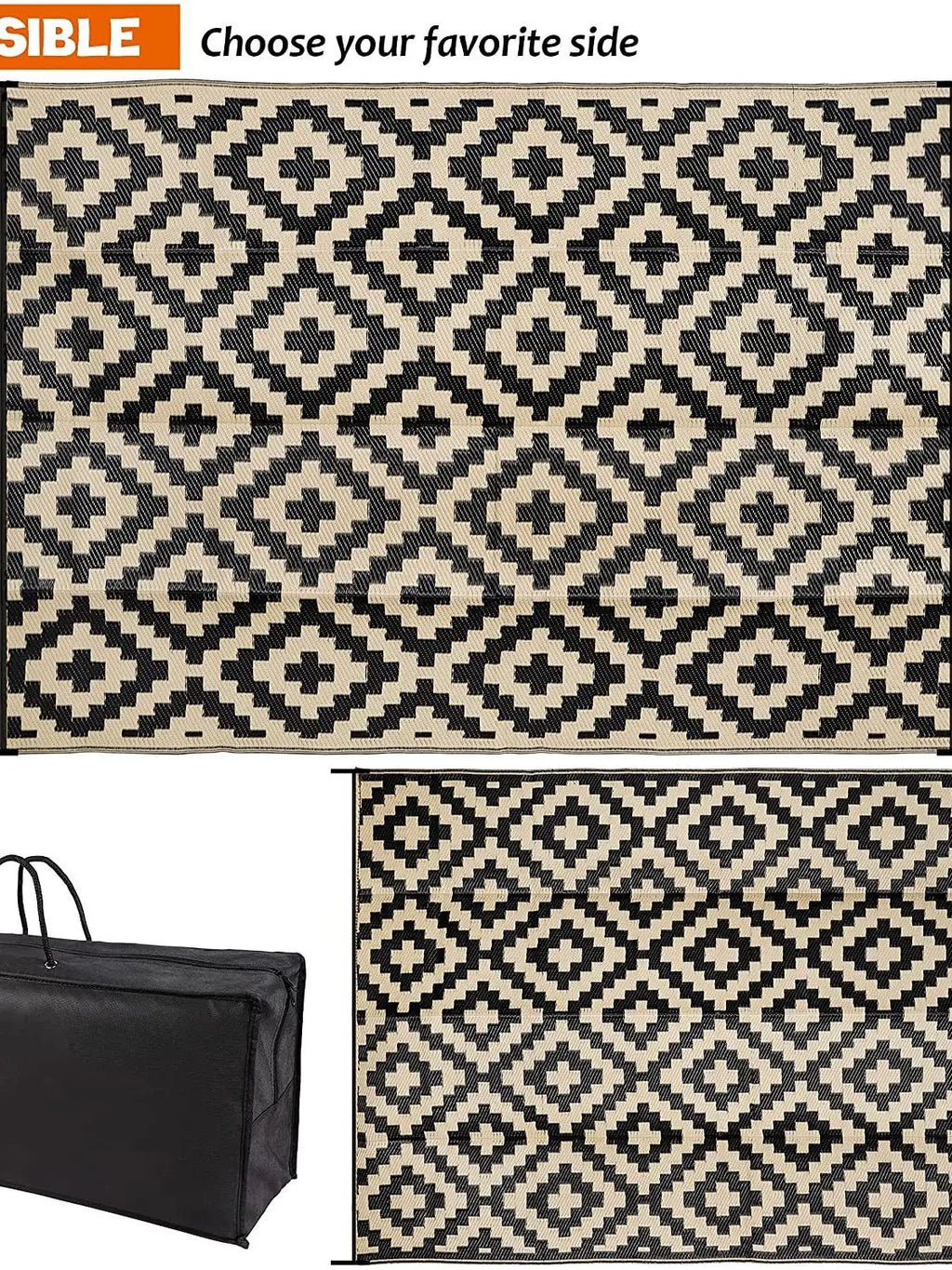 Waterproof Outdoor Rug & Picnic Mat | Patio, Camping & Garden