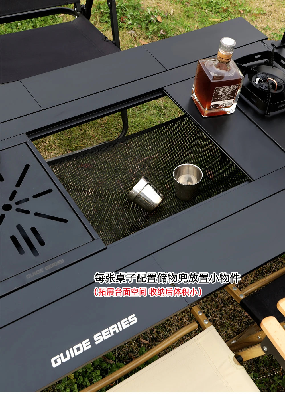 Modern Outdoor Fire Pit Dining Table | Patio & Backyard Bistro