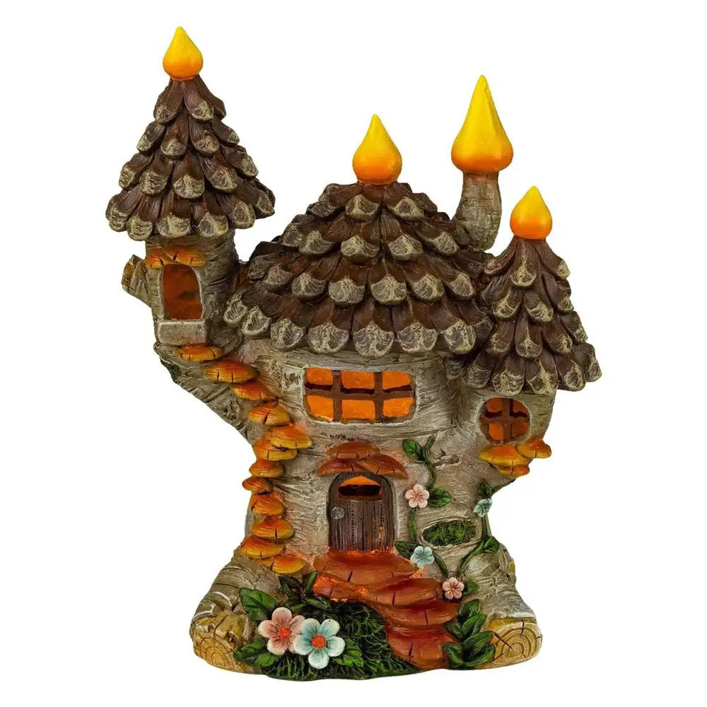 Tree Faces Decor Outdoor Mini Wood Fairy Yard House Home Decor Tabletop Ornaments For Bedroom Kids Room Living Room Child Room