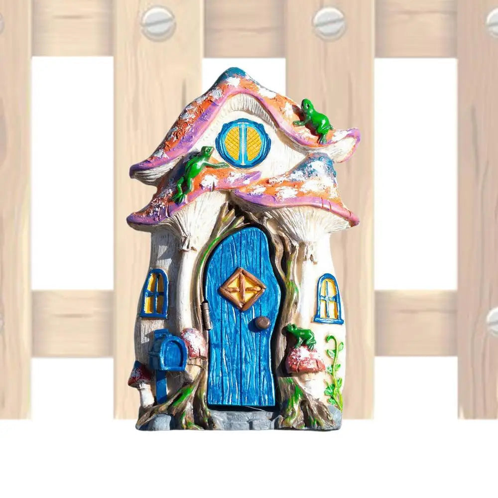 Tree Faces Decor Outdoor Mini Wood Fairy Yard House Home Decor Tabletop Ornaments For Bedroom Kids Room Living Room Child Room