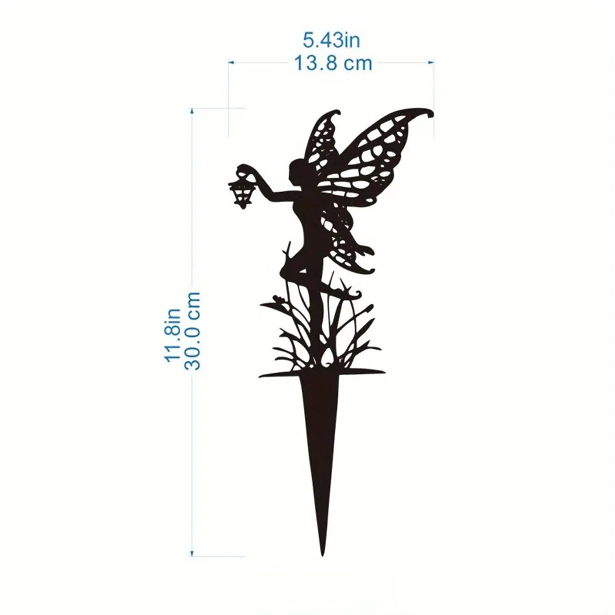 Garden Fairy Metal Sculpture | Patio & Lawn Decor
