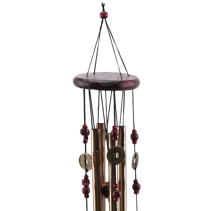 Living Wind Chimes Yard Garden Decor Copper Wind Chimes Outdoor Antique Tube Bells Wall Hanging Home Decoration