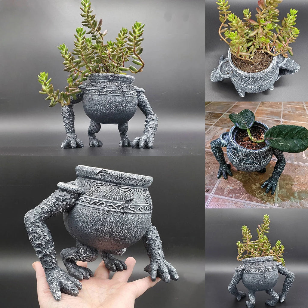 Large Ceramic Garden Planter Jar | Patio & Home Decor