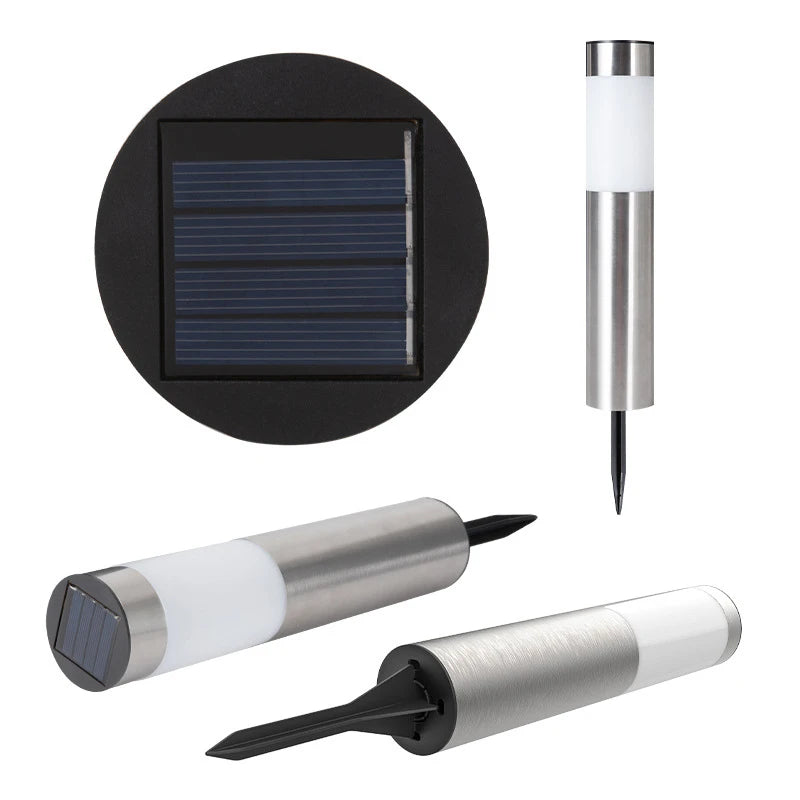 Stainless Steel Solar Path Light | Garden & Driveway Decor