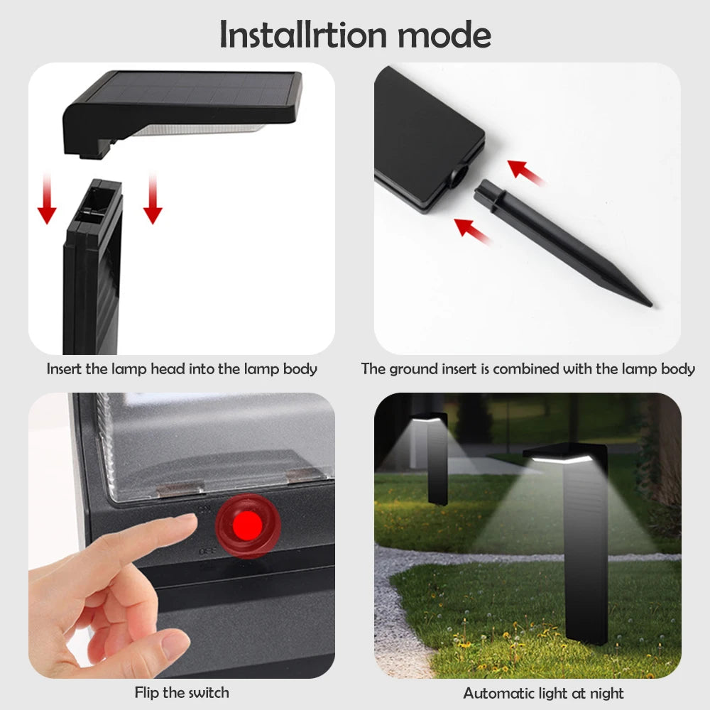 Solar Pathway Lamp | Waterproof Outdoor Landscape Light