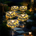 Christmas Solar Patio Firework Lights Outdoor Decor LED Fairy Lights for  Backyard Garden Pathway Patio Lawn