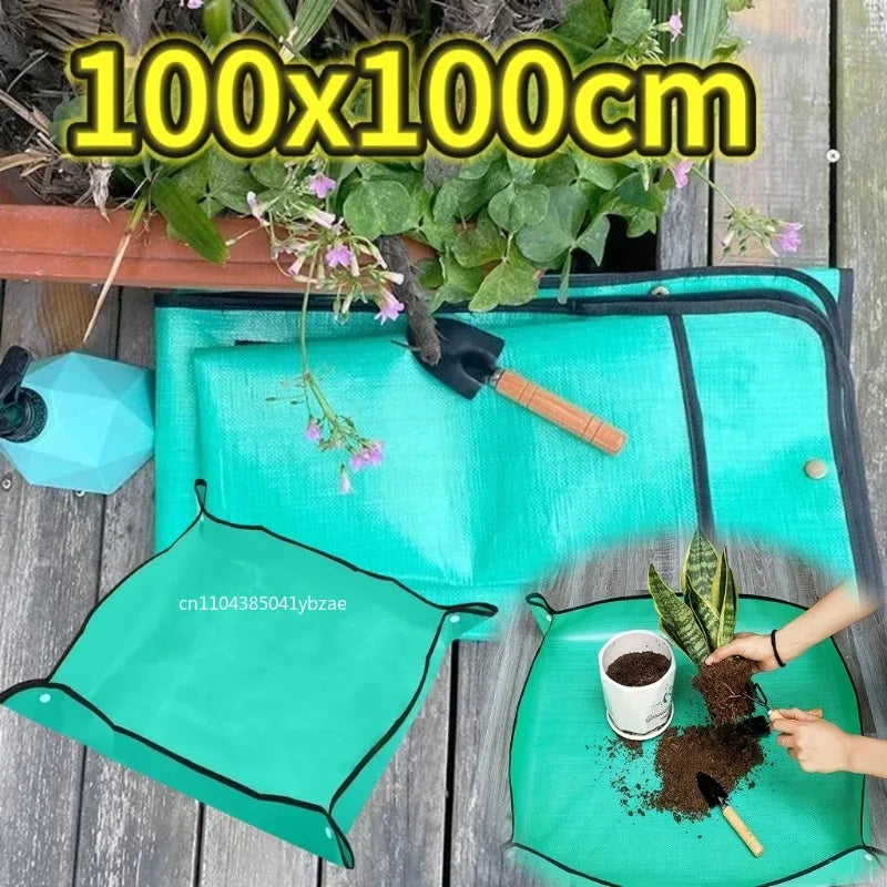 Foldable Waterproof Potting Mat | Garden Repotting & Transplanting Pad