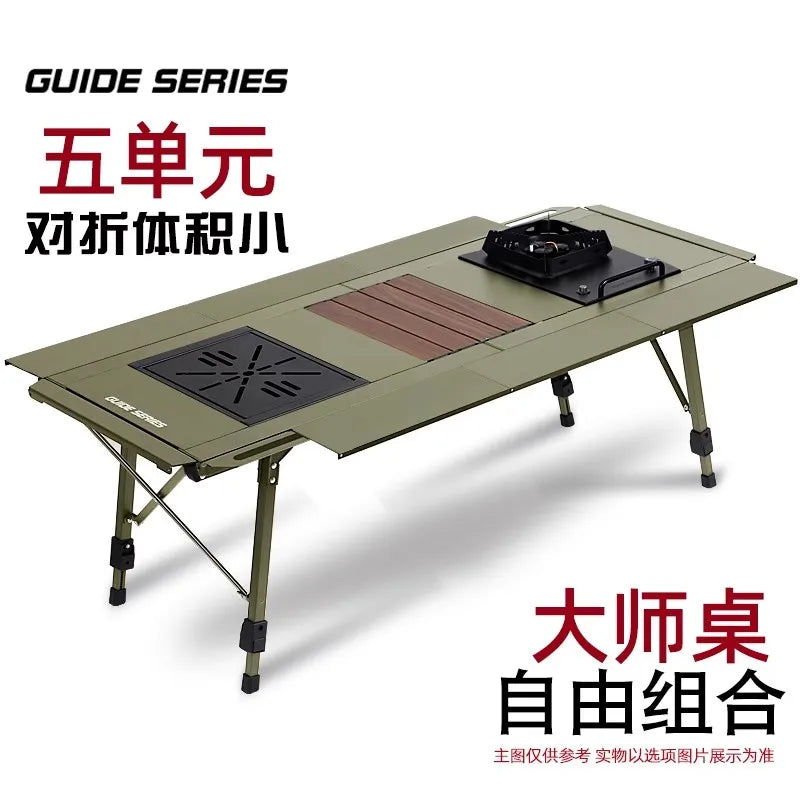 Modern Outdoor Fire Pit Dining Table | Patio & Backyard Bistro
