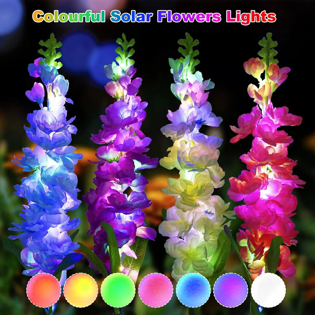 Solar Flower Garden Light | Waterproof Patio & Yard Decor