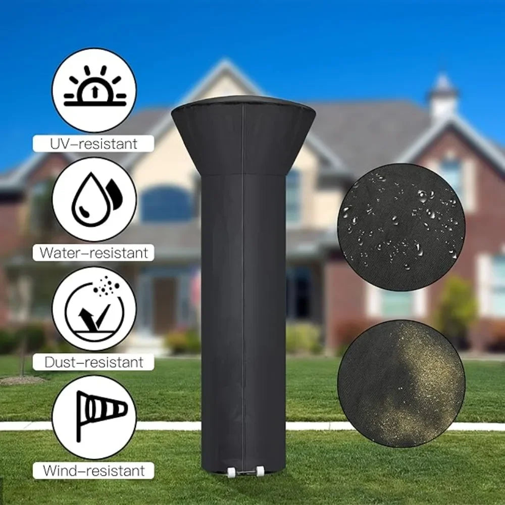 Vertical Patio Heater Cover | Waterproof & Dustproof Protector