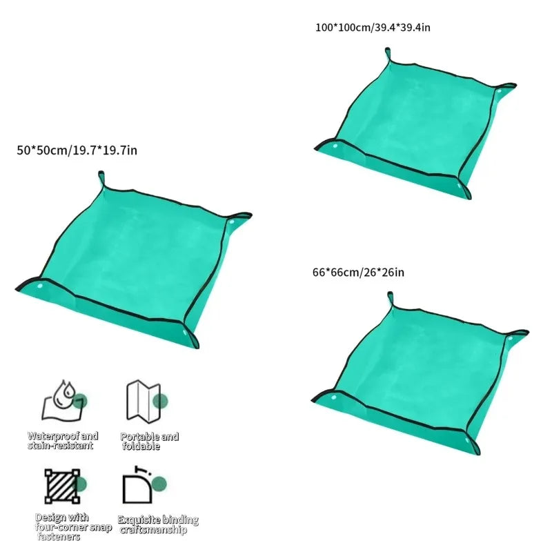 Foldable Waterproof Potting Mat | Garden Repotting & Transplanting Pad