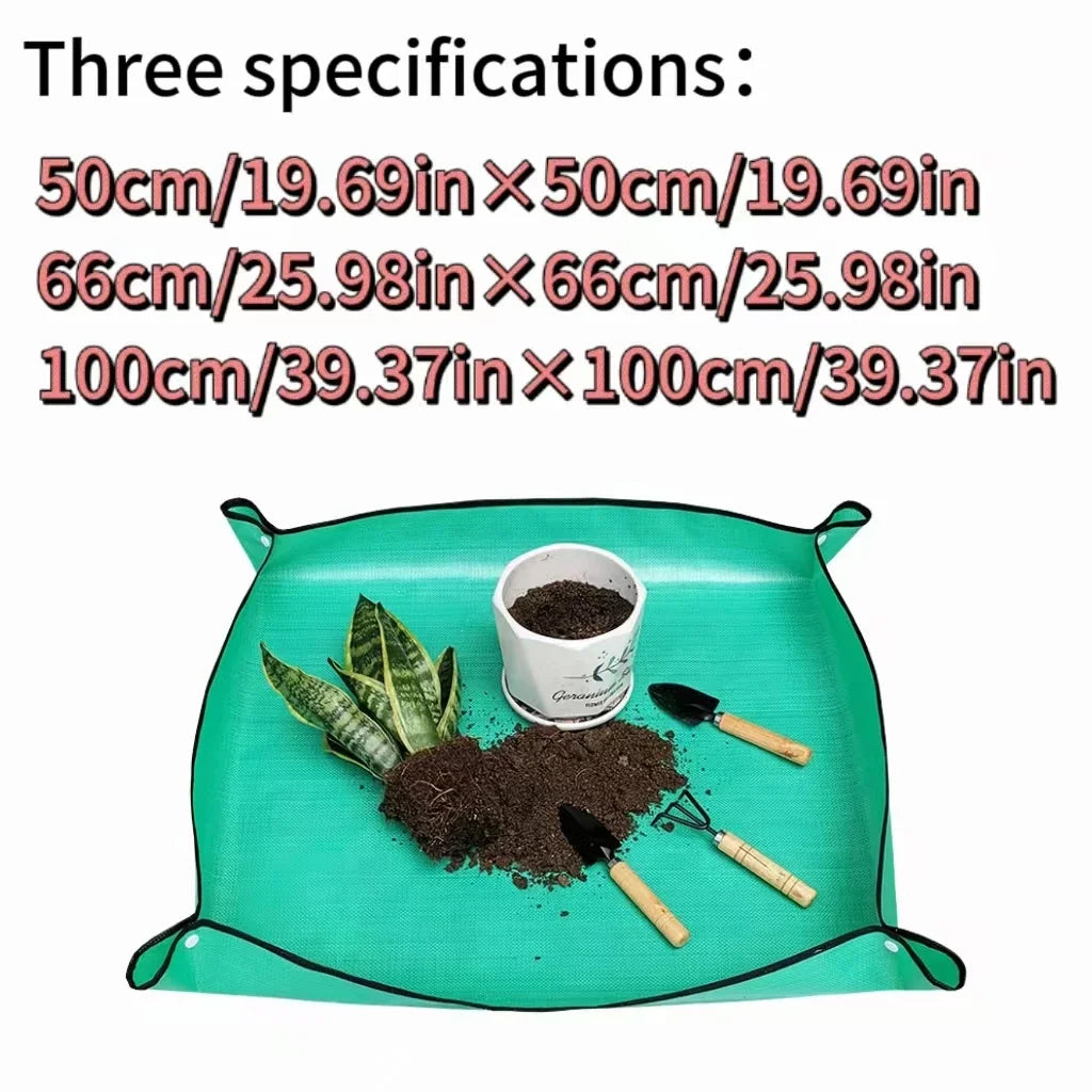 Foldable Waterproof Potting Mat | Garden Repotting & Transplanting Pad