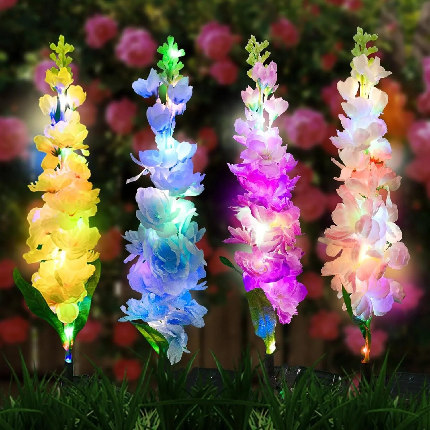 Solar Flower Garden Light | Waterproof Patio & Yard Decor