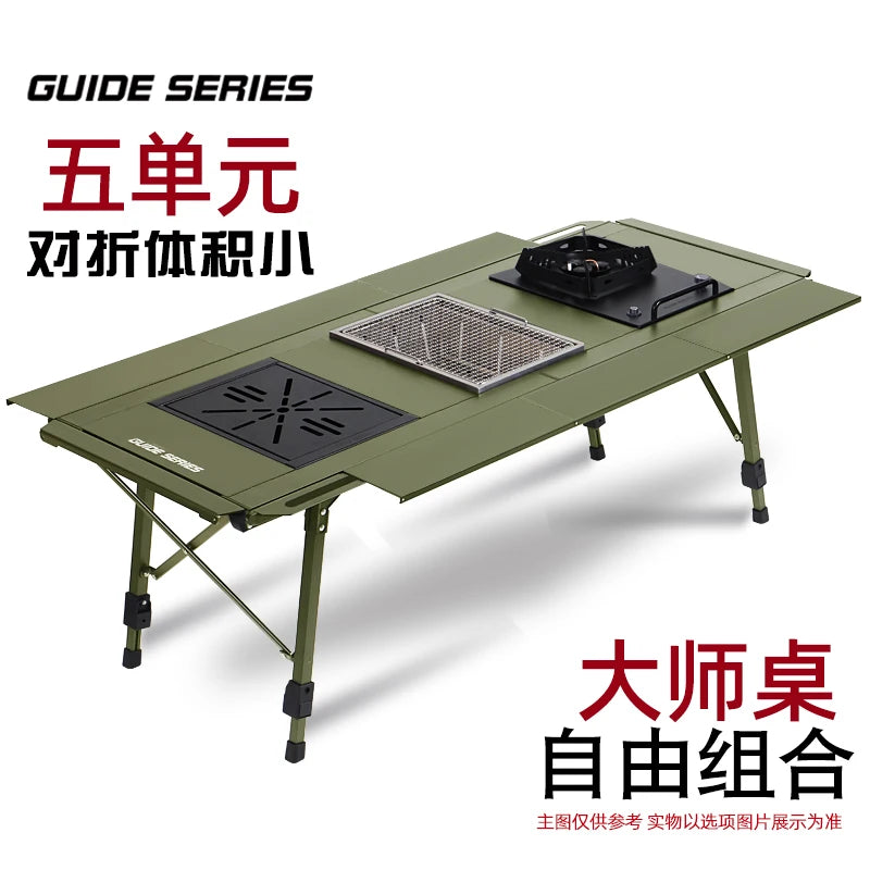 Modern Outdoor Fire Pit Dining Table | Patio & Backyard Bistro