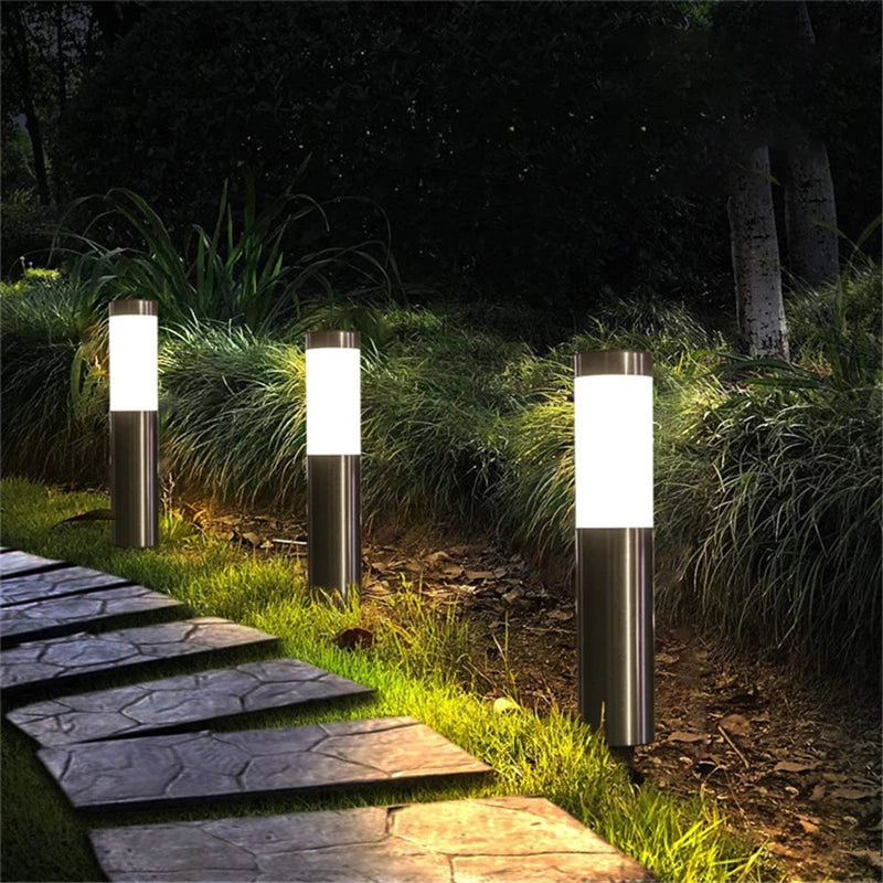 Stainless Steel Solar Path Light | Garden & Driveway Decor