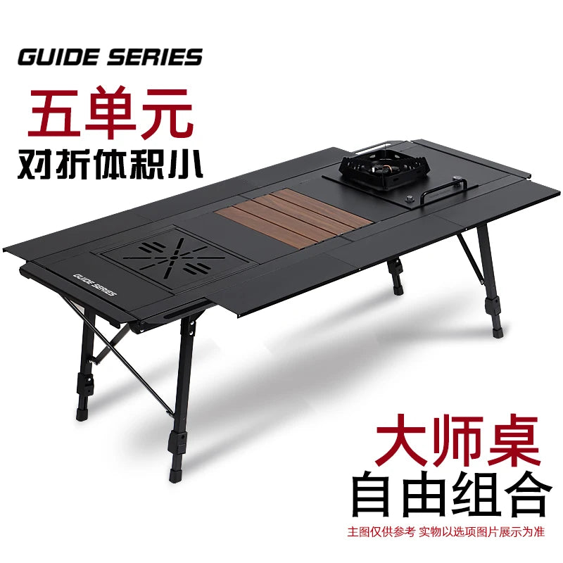 Modern Outdoor Fire Pit Dining Table | Patio & Backyard Bistro