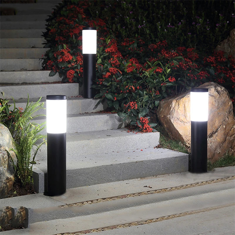 Stainless Steel Solar Path Light | Garden & Driveway Decor