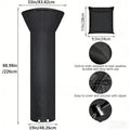 Vertical Patio Heater Cover | Waterproof & Dustproof Protector