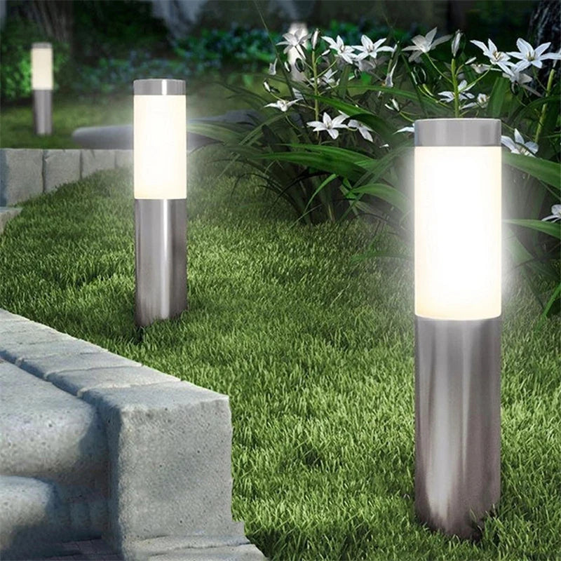Stainless Steel Solar Path Light | Garden & Driveway Decor