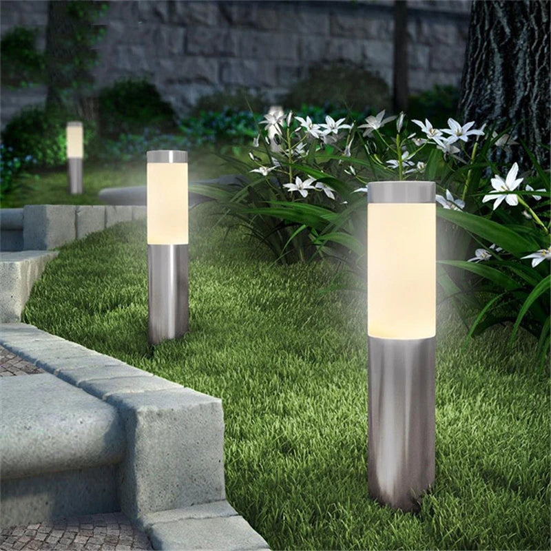 Stainless Steel Solar Path Light | Garden & Driveway Decor