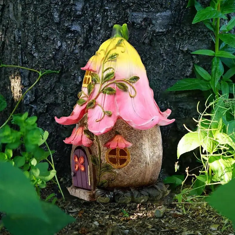 Tree Faces Decor Outdoor Mini Wood Fairy Yard House Home Decor Tabletop Ornaments For Bedroom Kids Room Living Room Child Room