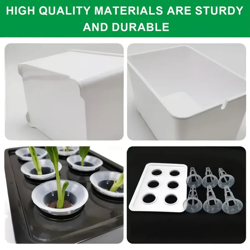Gardening Nursery Pots Indoor Hydroponics Grower Kit Universal Hydroponic System Planting Container Gifts