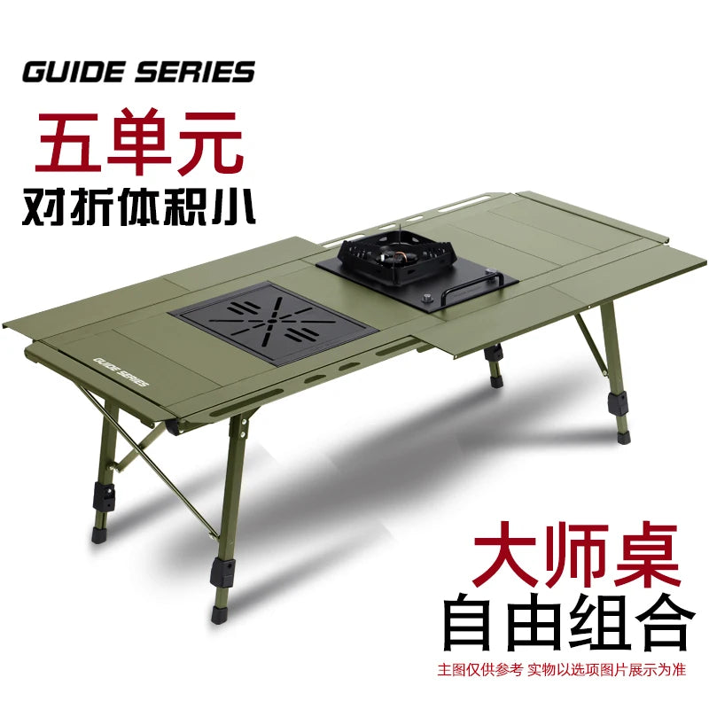 Modern Outdoor Fire Pit Dining Table | Patio & Backyard Bistro