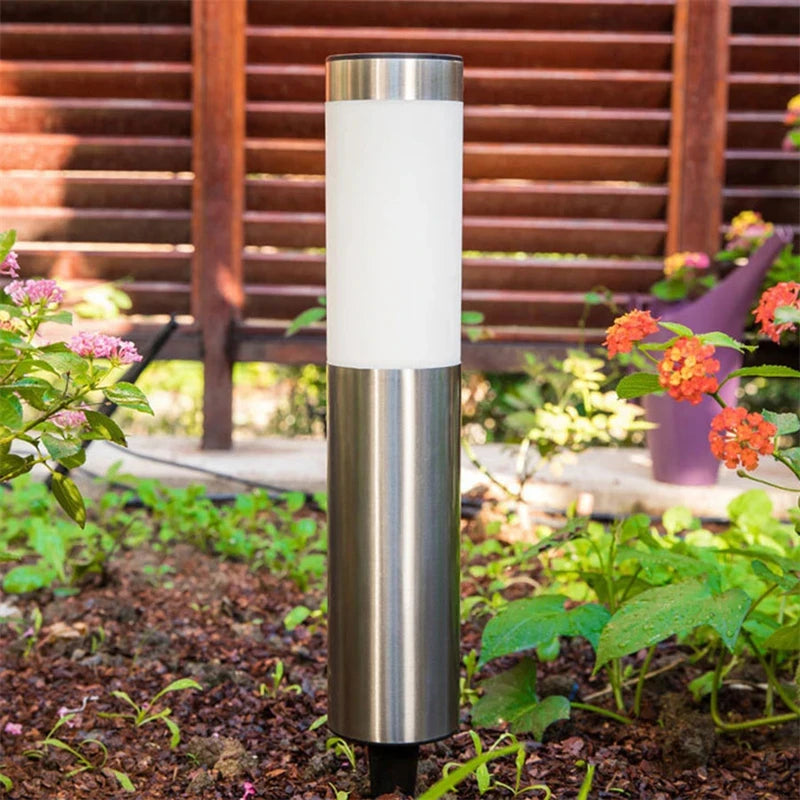 Stainless Steel Solar Path Light | Garden & Driveway Decor