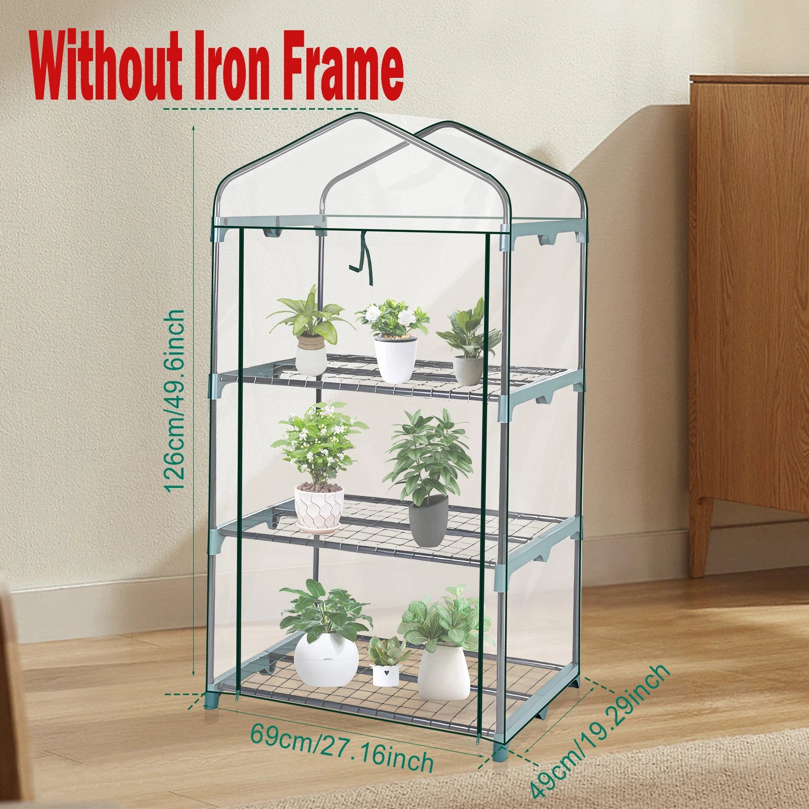 4-Tier Walk-In Garden Greenhouse | Waterproof Frost Cover