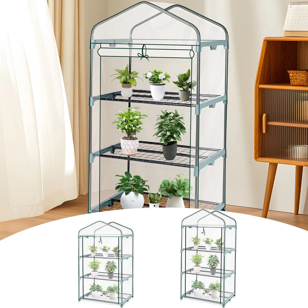 4-Tier Walk-In Garden Greenhouse | Waterproof Frost Cover